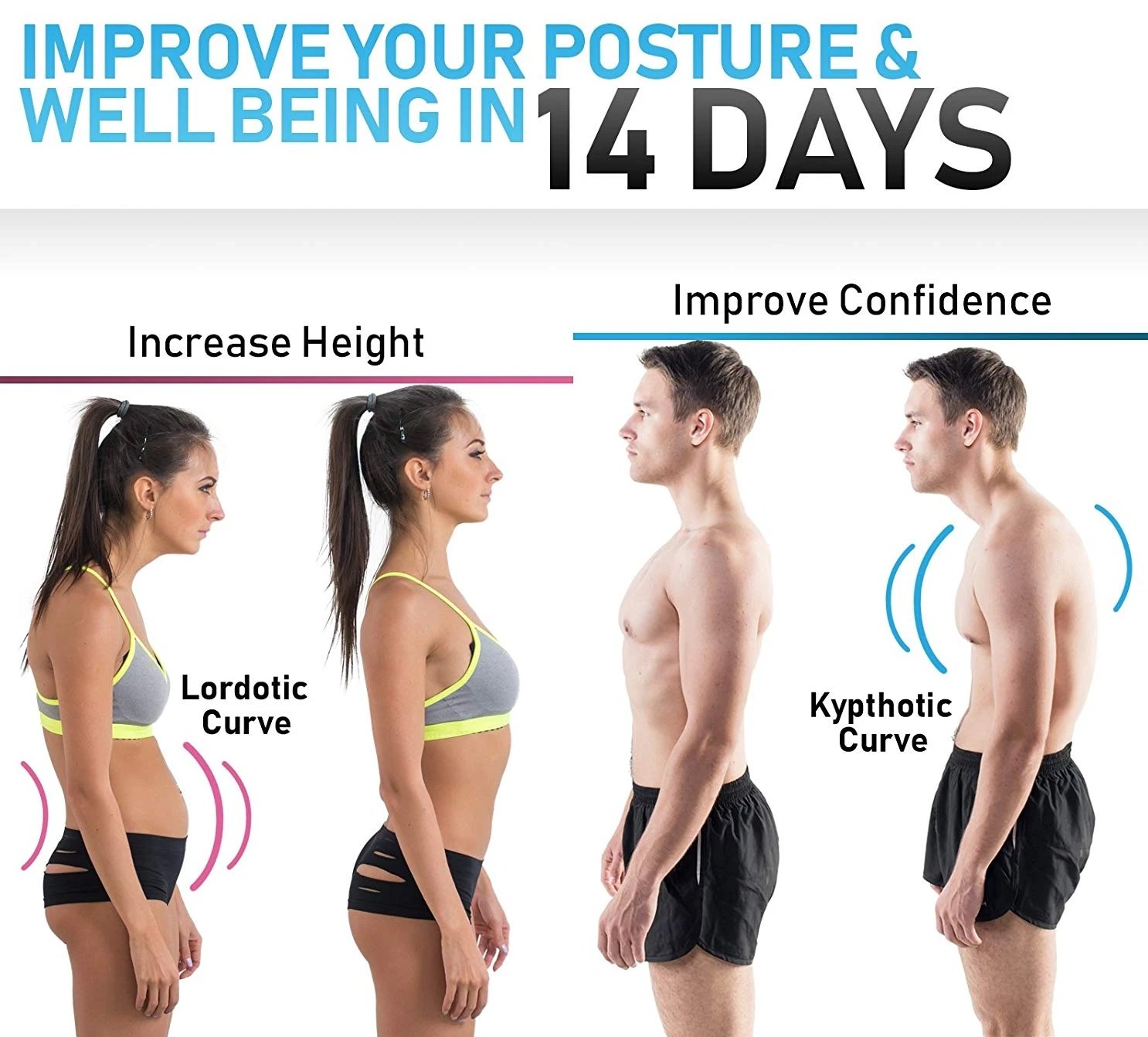 Magnetic Posture Corrective Therapy Back Brace For Men & Women