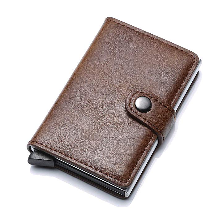 RFID Card Holder Business Wallet【Black/Coffee】