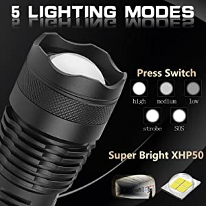 Ultra-Powerful Portable Waterproof Flashlight